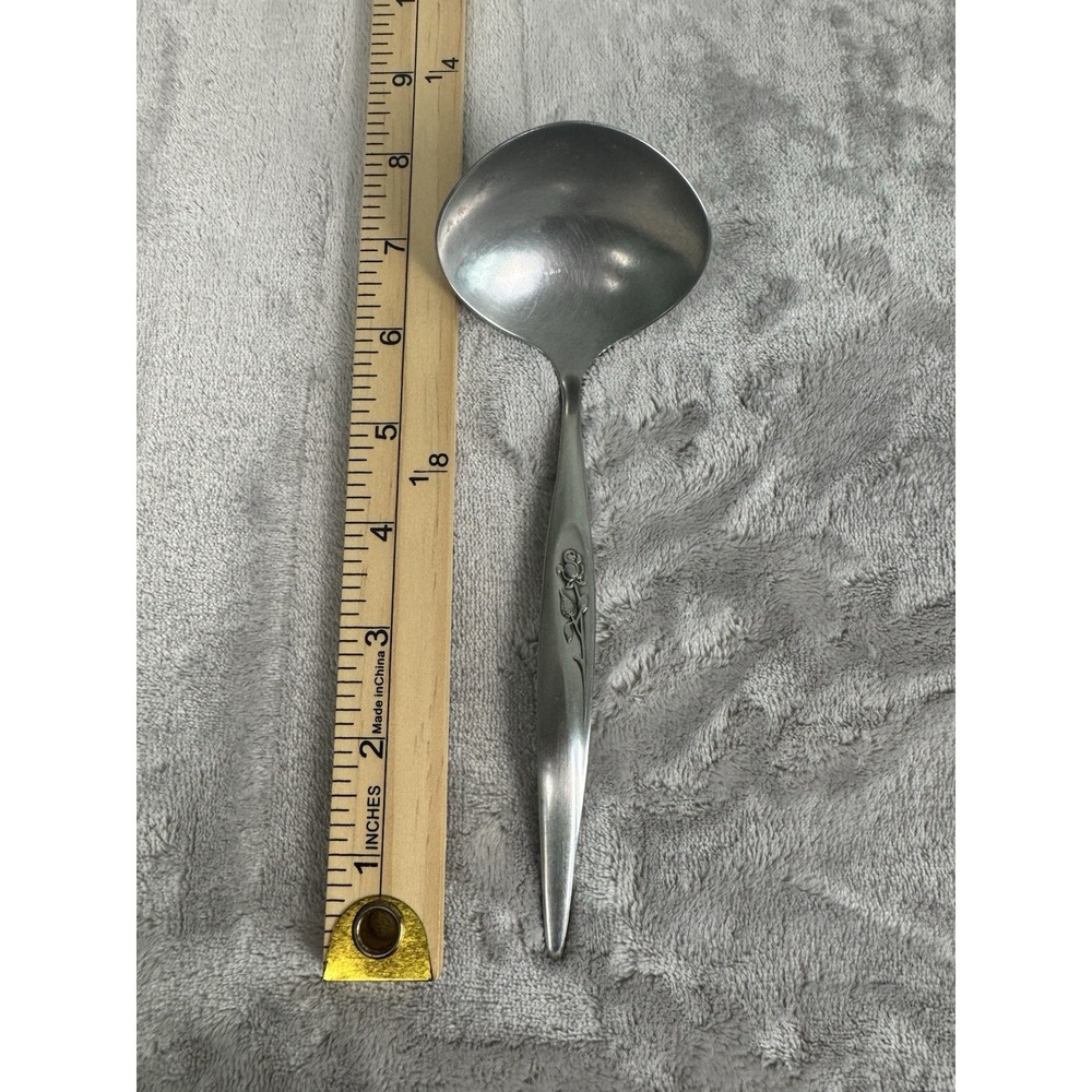 Vintage Tradition Rose  Stainless Steel Serving‎ Gravy Ladle